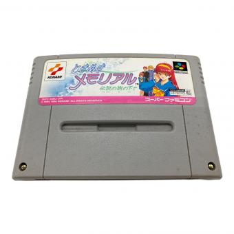 ときめきメモリアル 伝説の樹の下で スーパーファミコン用ソフト -