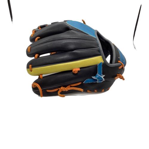 ZETT PRO STATUS 硬式グローブ ブラック×ブルー