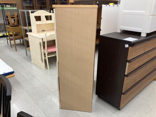 6段チェスト 1 ナチュラル×ホワイト