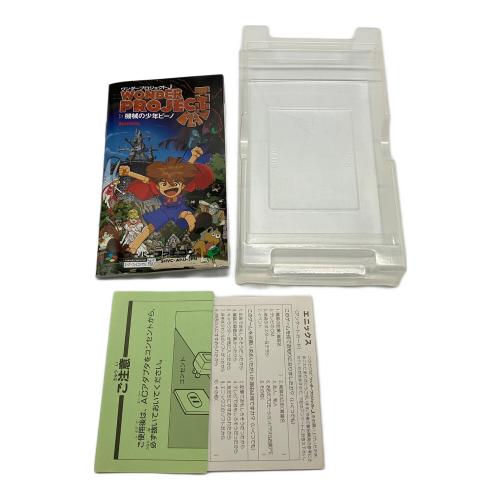 ワンダープロジェクトJ 機械の少年ピーノ スーパーファミコン用ソフト 美品 -