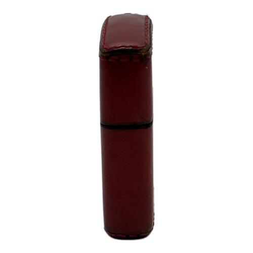 ZIPPO (ジッポ) ZIPPO レザー/レッド