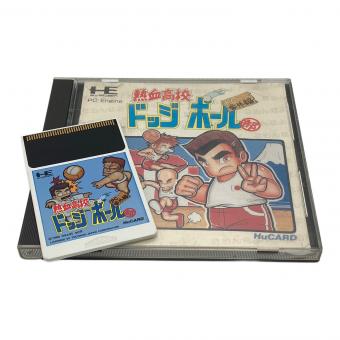 熱血高校ドッジボール部 PCエンジン用ソフト -