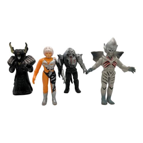 BANDAI (バンダイ) レー・ガルス＆ラーデウス＆レーワンダー＆レー・ネフェル4体セット レトロホビー 塗装ハゲ有 超新星 フラッシュマン