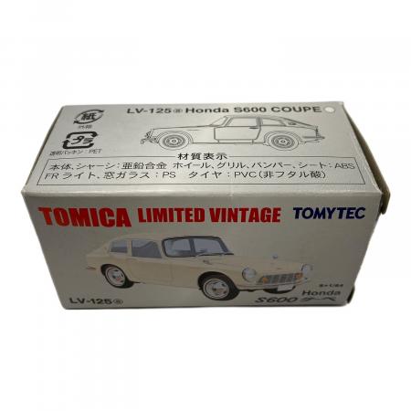 TOMY (トミー) 1/64 LV-125a Honda S600クーペ ホワイト 「トミカ