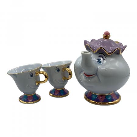 【新品♡未使用】Disney 美女と野獣 ポット夫人とチップ セット DISNEY (ディズニー) 美女と野獣 ポット夫人チップ ペアセット
