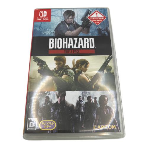 カプコン (バイオハザード4のみの内容となります)バイオハザード トリプルパック Nintendo Switch用ソフト CERO D (17歳以上対象)