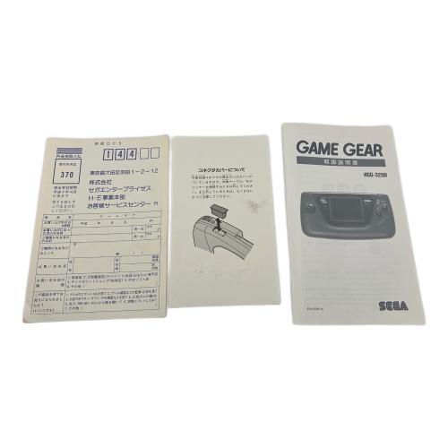 セガ ゲームギア HGG-3210