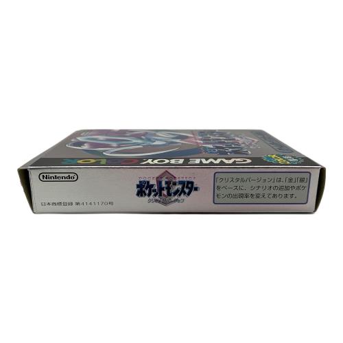 ポケットモンスター クリスタルバージョン ゲームボーイカラー用ソフト -