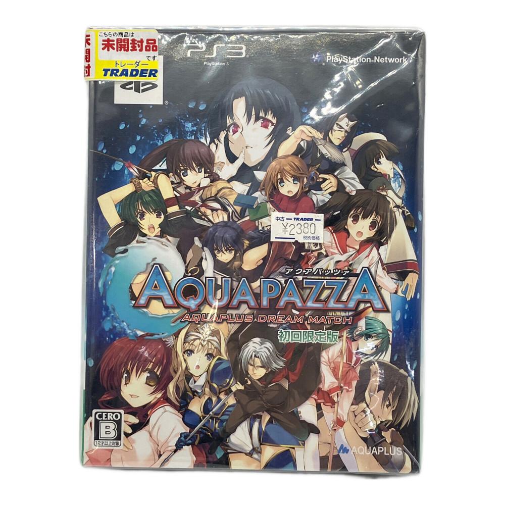 (未使用･未開封品)　AQUAPAZZA AQUAPRICE2800 - PS3 kmdlckf AQUAPAZZA AQUAPLUS DREAM MATCH 初回限定版 Playstation3用ソフト
