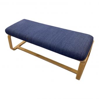 無印良品 (ムジルシリョウヒン) リビングでもダイニングでもつかえるベンチ・1 ネイビー