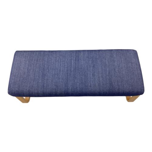 無印良品 (ムジルシリョウヒン) リビングでもダイニングでもつかえるベンチ・1 ネイビー