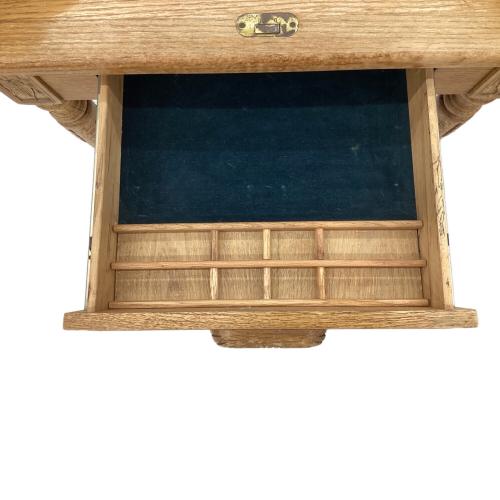 ロールトップデスク 引き出し欠品 230 ブラウン