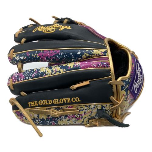 RAWLINGS (ローリングス) 軟式グローブ HOH BLIZZARD& WIZARD ネイビー×パープル