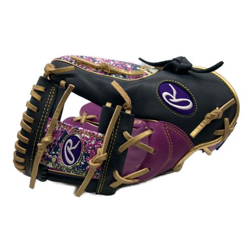 RAWLINGS (ローリングス) 軟式グローブ HOH BLIZZARD& WIZARD ネイビー×パープル