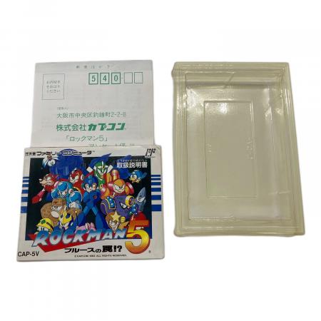 ロックマン5 ブルースの罠 ファミコン用ソフト -｜トレファクONLINE
