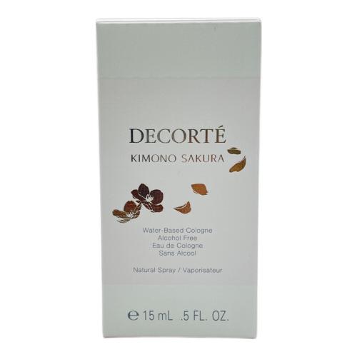 DECORTE オーデコロン 15ml 残量80%-99% キモノ サクラ ウォーターコロン