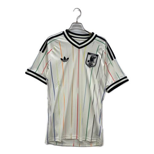 adidas (アディダス) サッカーユニフォーム JN1872 サッカー日本代表 2026 アウェイ レプリカ ユニフォーム 2025年モデル メンズ SIZE M アイボリー