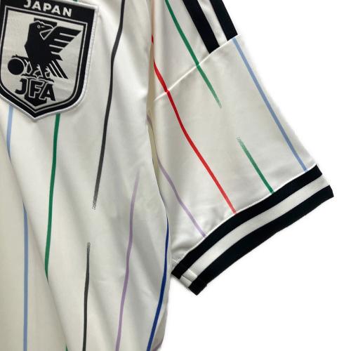adidas (アディダス) サッカーユニフォーム JN1872 サッカー日本代表 2026 アウェイ レプリカ ユニフォーム 2025年モデル メンズ SIZE M アイボリー