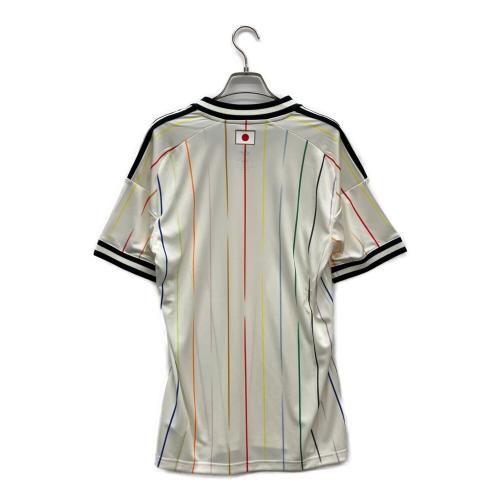 adidas (アディダス) サッカーユニフォーム JN1872 サッカー日本代表 2026 アウェイ レプリカ ユニフォーム 2025年モデル メンズ SIZE M アイボリー