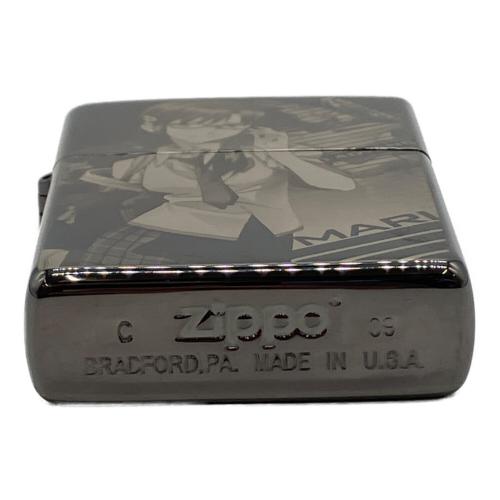 ZIPPO (ジッポ) オイルライター 2009年製 真希波マリ 破