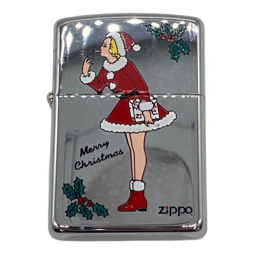 ZIPPO (ジッポ) オイルライター 1996年製 Merry Christmas サンタガール