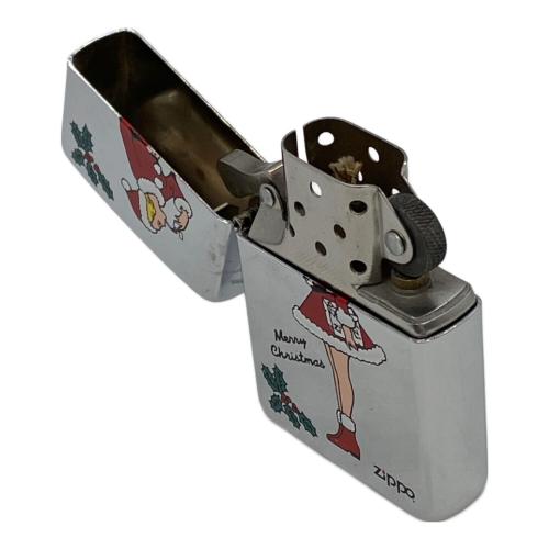 ZIPPO (ジッポ) オイルライター 1996年製 Merry Christmas サンタガール