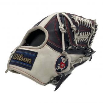 Wilson (ウィルソン) 軟式グローブ ネイビー×ホワイト