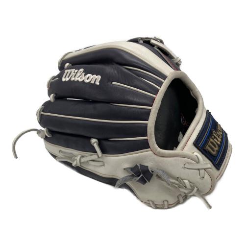 Wilson (ウィルソン) 軟式グローブ ネイビー×ホワイト