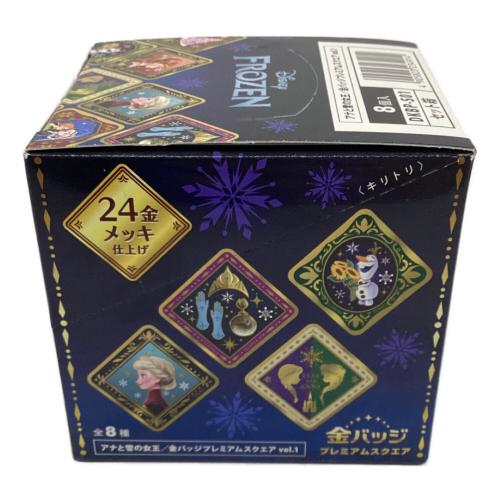 DISNEY (ディズニー) アナと雪の女王 金バッジ プレミアムスクエア セット箱 ディズニーグッズ 8個入り