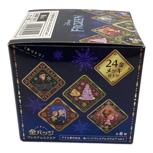 DISNEY (ディズニー) アナと雪の女王 金バッジ プレミアムスクエア セット箱 ディズニーグッズ 8個入り