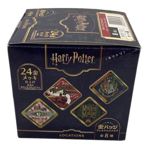 HARRY POTTER (ハリーポッター) 金バッジ プレミアムスクエア セット箱 キャラクターグッズ 8個入り