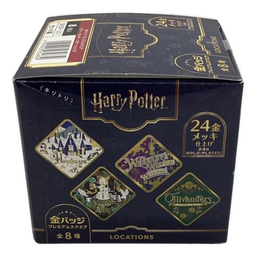 HARRY POTTER (ハリーポッター) 金バッジ プレミアムスクエア セット箱 キャラクターグッズ 8個入り