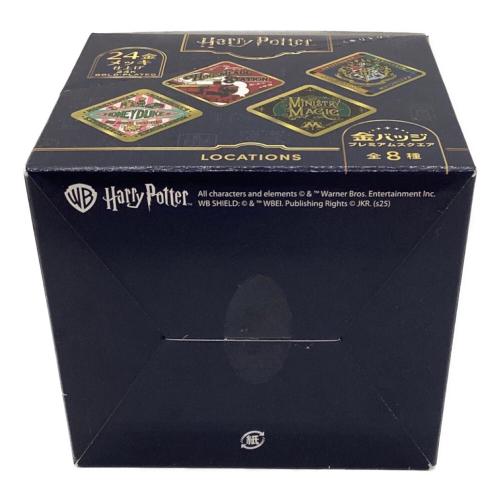 HARRY POTTER (ハリーポッター) 金バッジ プレミアムスクエア セット箱 キャラクターグッズ 8個入り