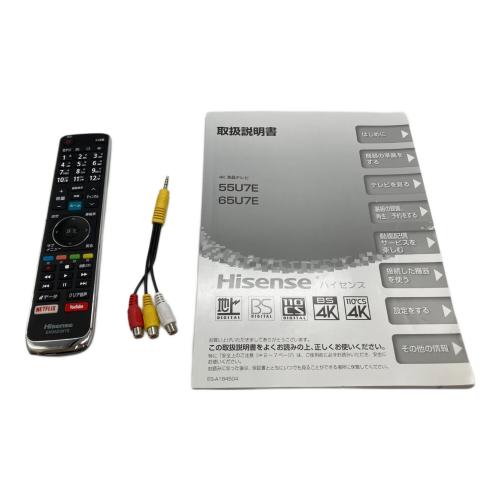 Hisense (ハイセンス) 4Kチューナー内蔵液晶テレビ 65U7E 2019年製 124