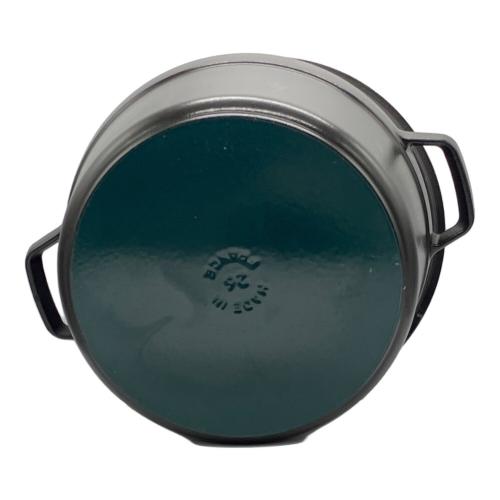 Staub (ストウブ) 鍋 1133825 ブラック COCOTTE RONDE PANIER VAPEUR 26