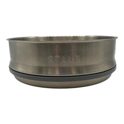 Staub (ストウブ) 鍋 1133825 ブラック COCOTTE RONDE PANIER VAPEUR 26