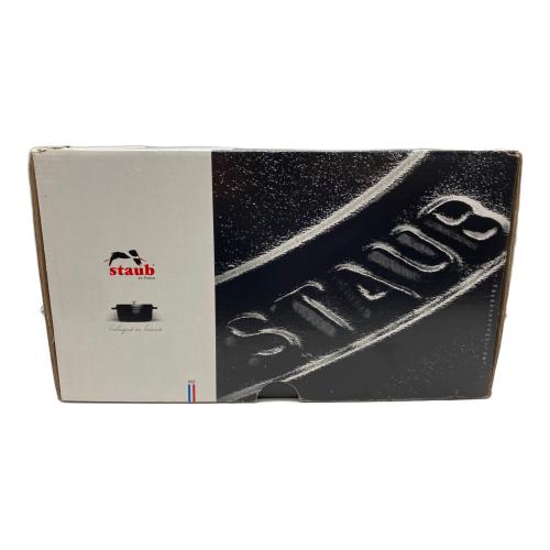 Staub (ストウブ) 鍋 1133825 ブラック COCOTTE RONDE PANIER VAPEUR 26