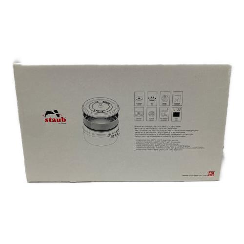Staub (ストウブ) 鍋 1133825 ブラック COCOTTE RONDE PANIER VAPEUR 26