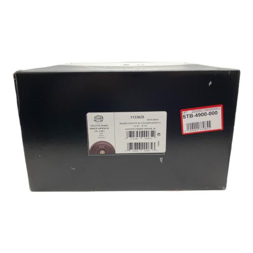 Staub (ストウブ) 鍋 1133825 ブラック COCOTTE RONDE PANIER VAPEUR 26