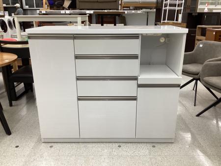 SANKO 三幸ジャパン キッチンカウンター キッチンボード 幅119.5cm 三幸ジャパン (サンコウジャパン) キッチンカウンター 199 ホワイト
