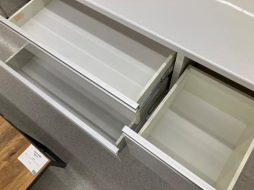 創愛ファニチュア (ソウアイファニチュア) キッチンカウンター 268 ホワイト ループ120