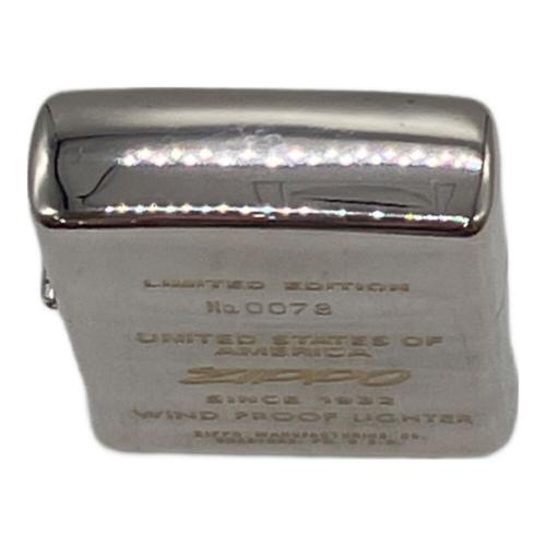 B4987 ジッポ オイルライター 1999年　ネックレス付き ZIPPO (ジッポ) オイルライター 1999年製 Limited EditionNo0073