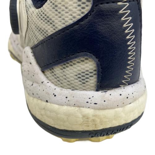 adidas (アディダス) ゴルフシューズ IH5142 コードカオス 25 ボア IH5142 メンズ ゴルフ ダイヤル式スパイクレスシューズ 2E adidas メンズ SIZE 26.5cm ホワイト×ネイビー