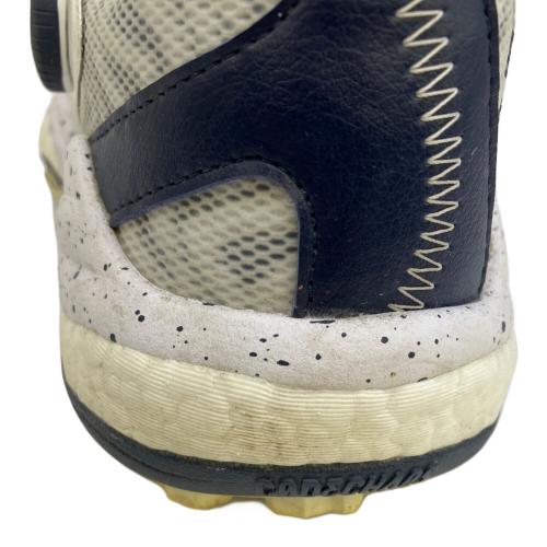 adidas (アディダス) ゴルフシューズ IH5142 コードカオス 25 ボア IH5142 メンズ ゴルフ ダイヤル式スパイクレスシューズ 2E adidas メンズ SIZE 26.5cm ホワイト×ネイビー