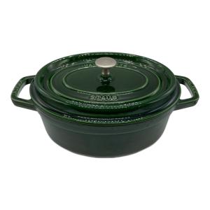 Staub (ストウブ) オーバルココット 両手鍋 セージグリーン