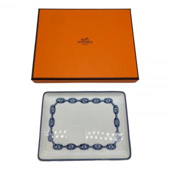 HERMES (エルメス) スクエアプレート シェーヌダンクル