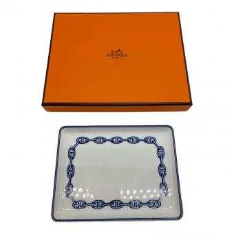 HERMES (エルメス) スクエアプレート シェーヌダンクル