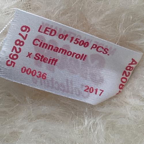 Sanrio (サンリオ) ヌイグルミ 15周年記念/サンリオ2017 Steiff 15周年記念 シナモロール サンリオ2017 №36 初回生産500限定