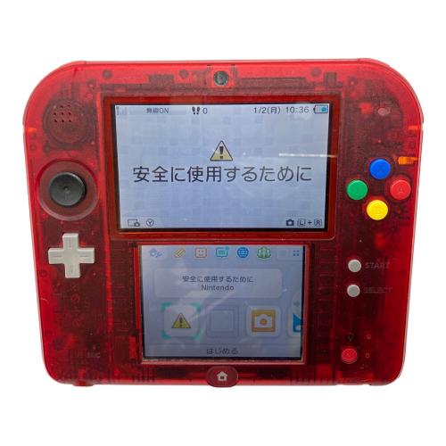 Nintendo (ニンテンドー) 2DS ポケットモンスター 赤/※タッチペン欠品