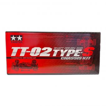 TAMIYA (タミヤ) 1/10RC TT-02 TYPE-S シャーシキット 途中まで組み立て済み 現状販売